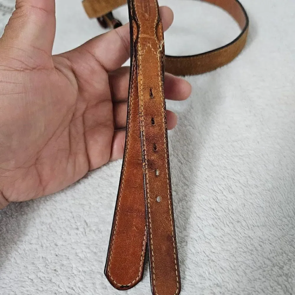 Jordache brown leather belt